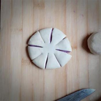 紫薯花馒头的做法图解7