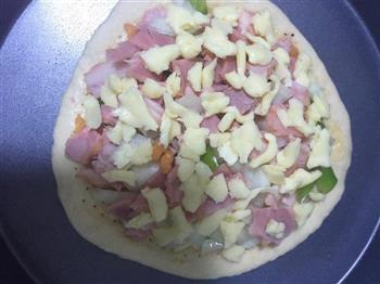 培根蔬菜披萨的做法图解4