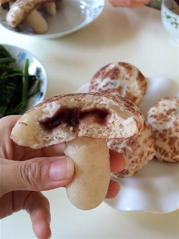 蘑菇豆沙馒头-以假乱真的萌食小点的做法图解17