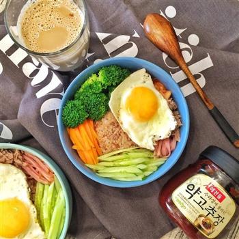 营养早餐-韩式拌糙米饭的做法图解6