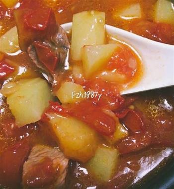 番茄土豆炖牛肉-低脂又美味的做法步骤5