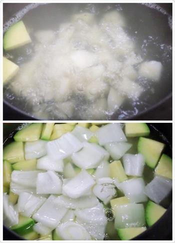 家常韩国大酱汤的做法步骤2