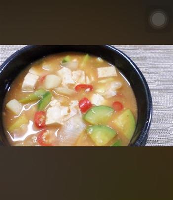 家常韩国大酱汤的做法步骤4