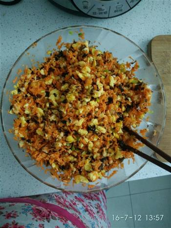 香菇胡萝卜鸡蛋饺子的做法步骤3