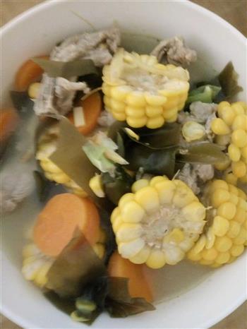 玉米海带排骨汤的做法步骤4