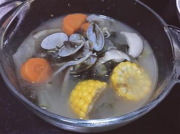 蛤蛎海鲜汤的做法图解5