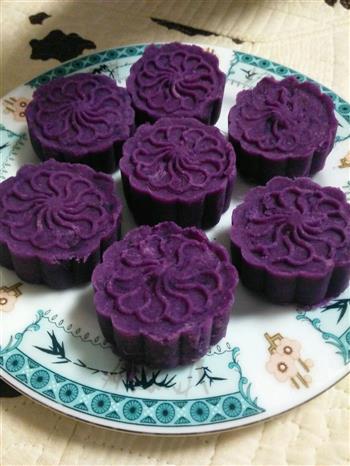蜂蜜紫薯糕的做法图解4