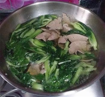 青菜秧猪肝汤的做法图解10