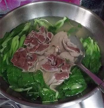 青菜秧猪肝汤的做法步骤7