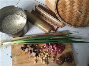 竹筒饭的做法步骤1