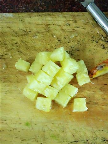 不上火的懒人版菠萝饭色彩缤纷勾人食欲营养减肥菜谱的做法图解8