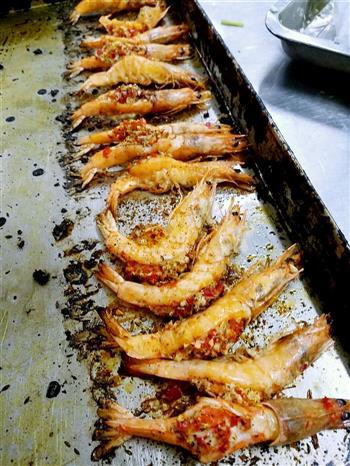 蒜蓉烤虾的做法步骤7