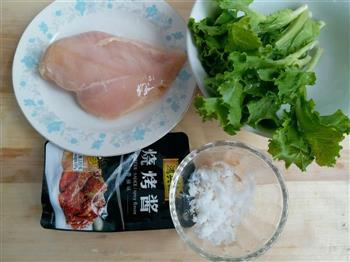 秘制香煎鸡胸肉的做法步骤1