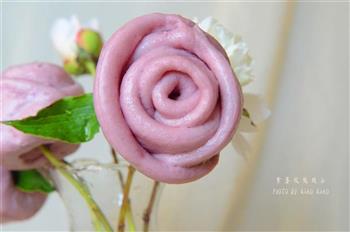 紫薯玫瑰馒头的做法图解15