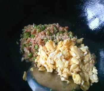 四季豆蛋炒饭的做法步骤8