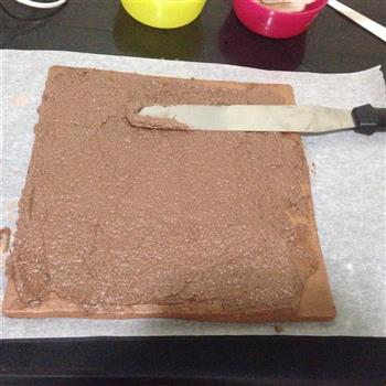 波点巧克力蛋糕卷的做法步骤29