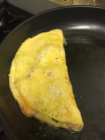 Omelet 美式鸡蛋卷的做法步骤6