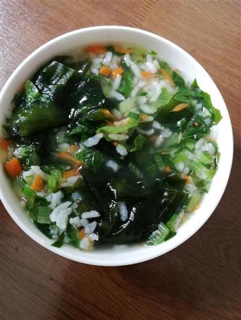 海带蔬菜粥的做法步骤7