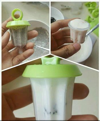 冰爽小冰棍儿和炒酸奶的做法图解5
