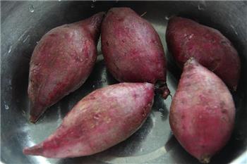 大暑养生—烤紫薯的做法步骤1