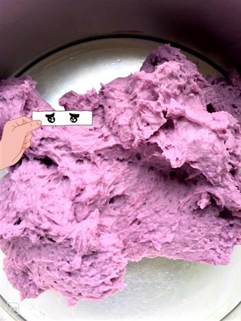 蔓越莓紫薯发糕的做法图解3