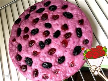 蔓越莓紫薯发糕的做法步骤7