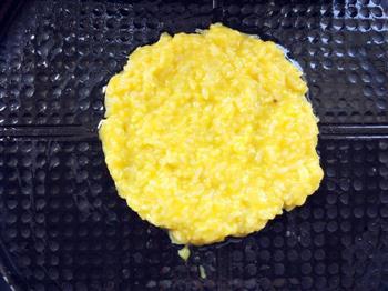 南瓜米饭煎蛋饼的做法步骤5