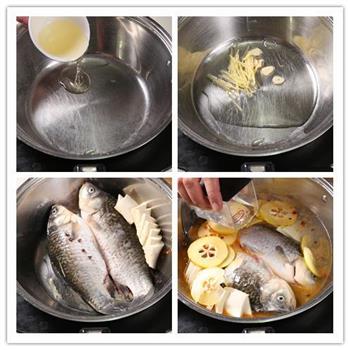 酸木瓜煮鱼的做法图解2