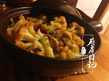 干锅花菜的做法步骤7