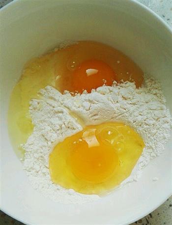 黄瓜丝鸡蛋煎饼的做法图解2