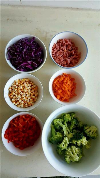 彩虹沙拉焗土豆泥的做法步骤5