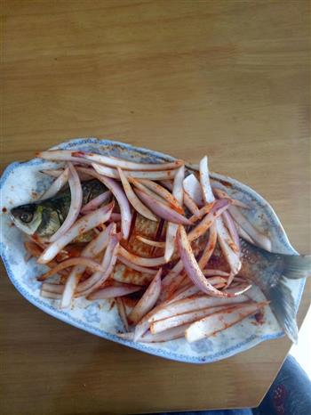 洋葱烤鱼的做法图解3