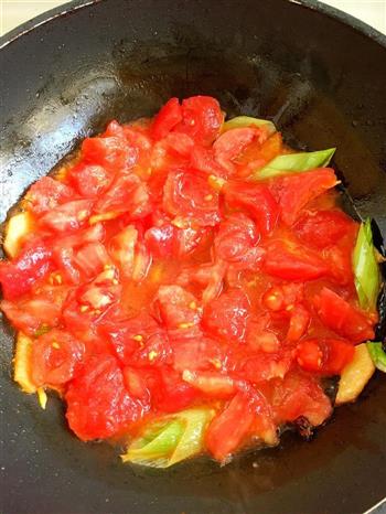 西红柿打卤面的做法图解4