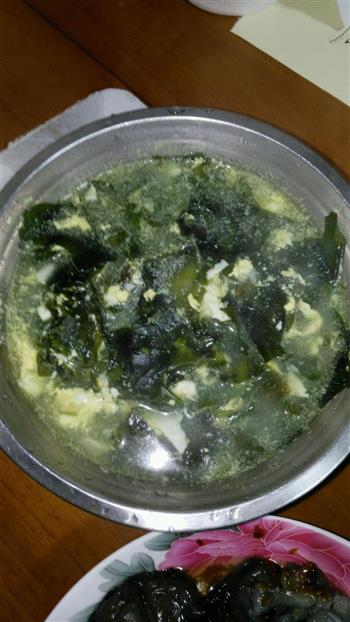 海藻蛋汤的做法图解4