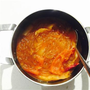 无油酸辣泡菜红薯粉 低卡餐的做法步骤6