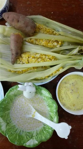 低热量粗粮玉米粑粑的做法图解6