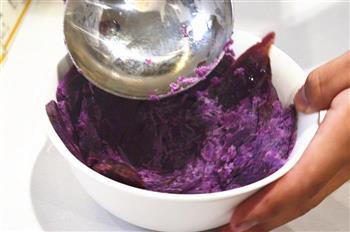 紫薯酸奶燕麦塔的做法步骤3