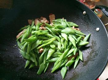 四季豆炒肉片的做法步骤5