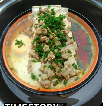 豆腐蒸肉末的做法图解4