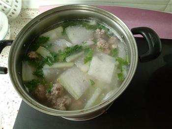 冬瓜肉丸汤的做法步骤9