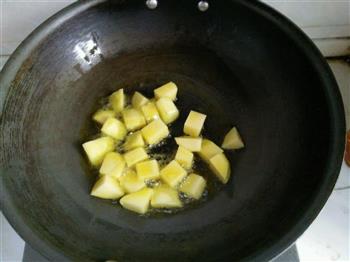 土豆火腿焖面的做法图解3