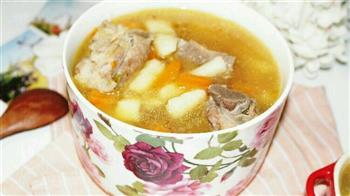 对孩子特别好的汤汤水水，能预防夏季病山药排骨汤的做法图解9