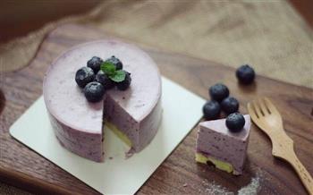 酸奶蓝莓慕斯-用冰箱就可以做的蛋糕的做法图解11