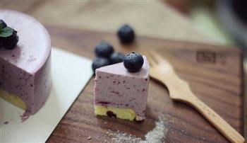 酸奶蓝莓慕斯-用冰箱就可以做的蛋糕的做法步骤9