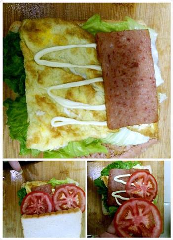 营养美味的快捷早餐三明治的做法步骤2