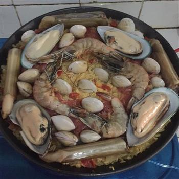 西班牙海鲜饭Paella的做法步骤10