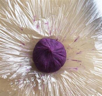 山药紫薯茶巾绞的做法步骤12