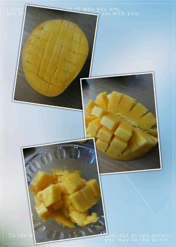 芒果椰汁西米露的做法步骤4