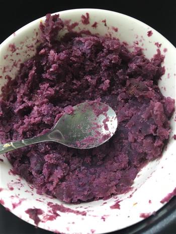 紫薯南瓜糯米糍的做法步骤2