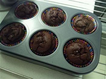 巧克力玛芬 Chocolate Muffin的做法步骤7